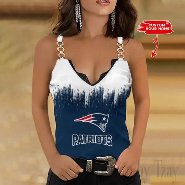 New England Patriots Holiday Party Chain Strap Tank top Shirt Style 2025 SPTWCSTT706