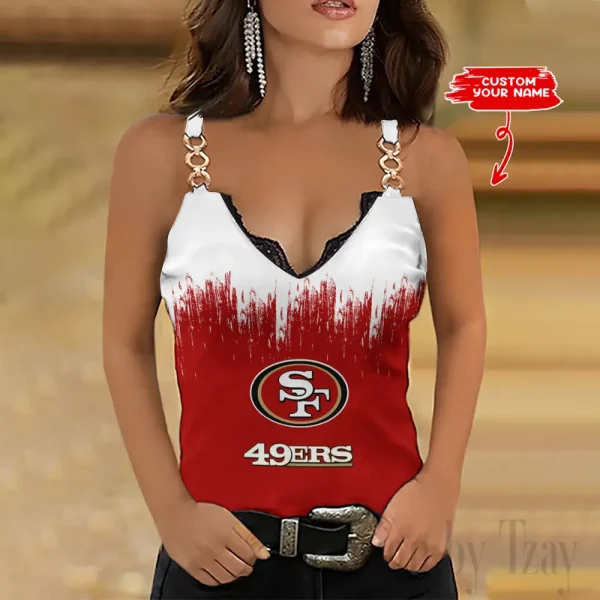 San Francisco 49ers Holiday Party Chain Strap Tank top Shirt Style 2025 SPTWCSTT712