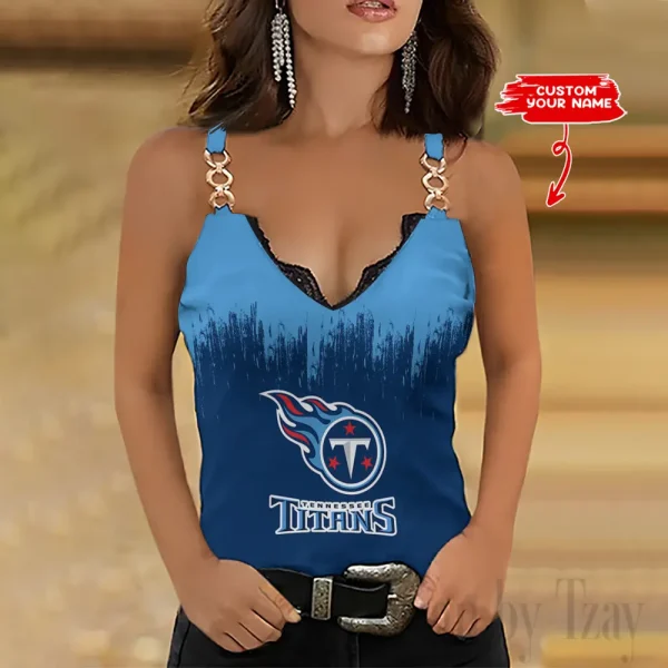 Tennessee Titans Holiday Party Chain Strap Tank top Shirt Style 2025 SPTWCSTT715
