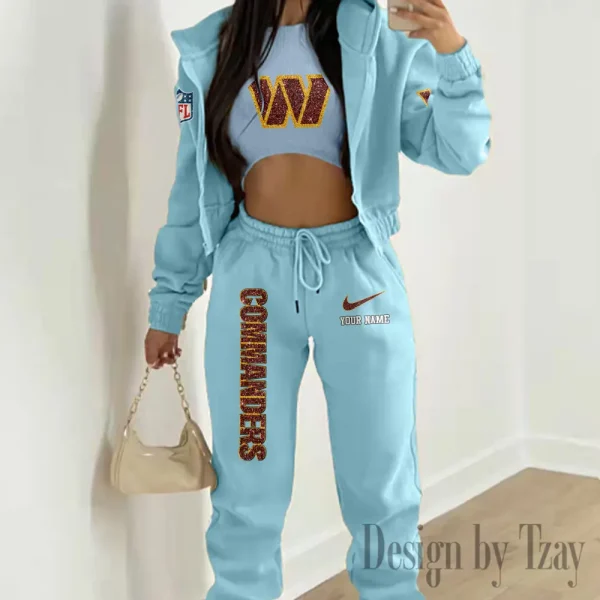 Washington Commanders Women's Outfit Winter Athleisure 3 Piece Set SPTWAL3PS193
