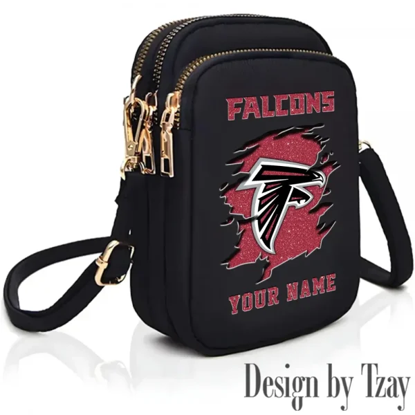 Atlanta Falcons Cute Shoulder Bag With Colorful Canvas Zipper Printed S9CBB585 - Image 2