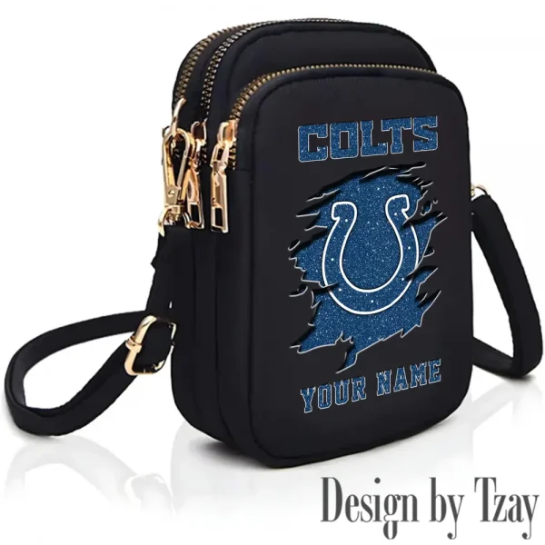 Indianapolis Colts Cute Shoulder Bag With Colorful Canvas Zipper Printed S9CBB597 - Image 2