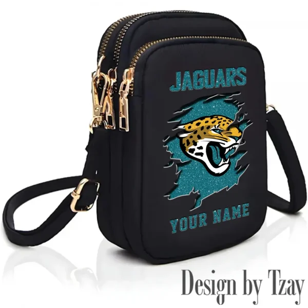 Jacksonville Jaguars Cute Shoulder Bag With Colorful Canvas Zipper Printed S9CBB598 - Image 2