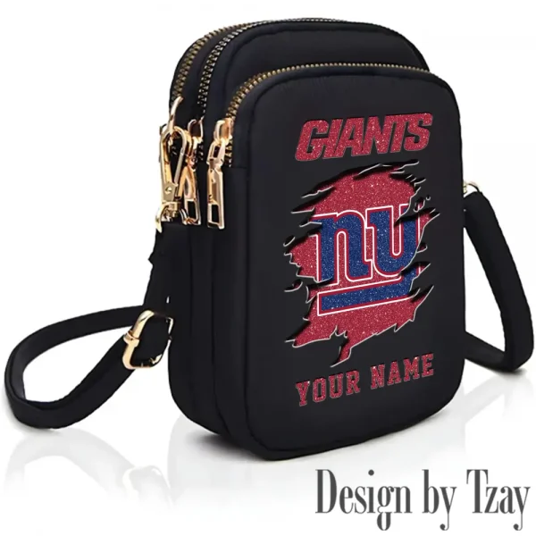 New York Giants Cute Shoulder Bag With Colorful Canvas Zipper Printed S9CBB607 - Image 2