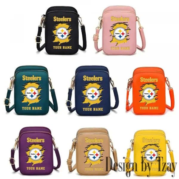 Pittsburgh Steelers Cute Shoulder Bag With Colorful Canvas Zipper Printed S9CBB610