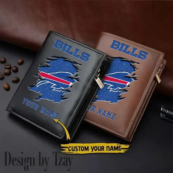 Buffalo Bills Men Wallet Pu Leather Gift Purse SPTLVW1022