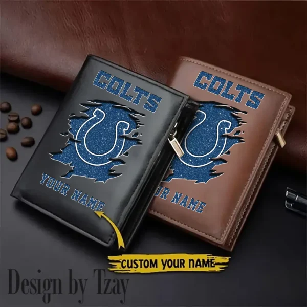 Indianapolis Colts Men Wallet Pu Leather Gift Purse SPTLVW1032