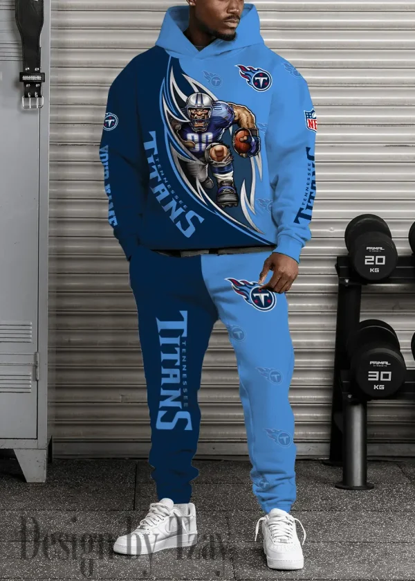Tennessee Titans Combo Hoodie And Long Sweatpants AZHD905