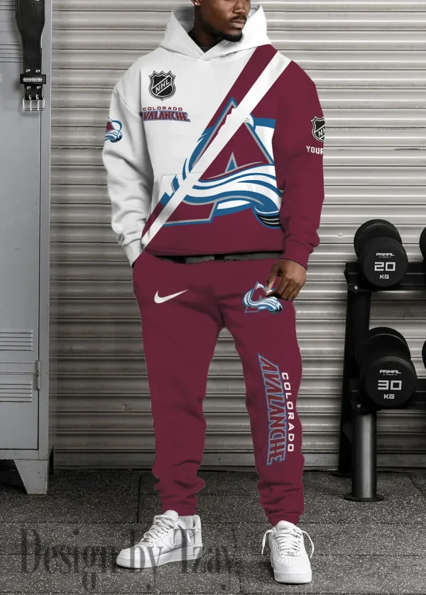 Colorado Avalanche NHL Combo Hoodie And Long Sweatpants AZHD945
