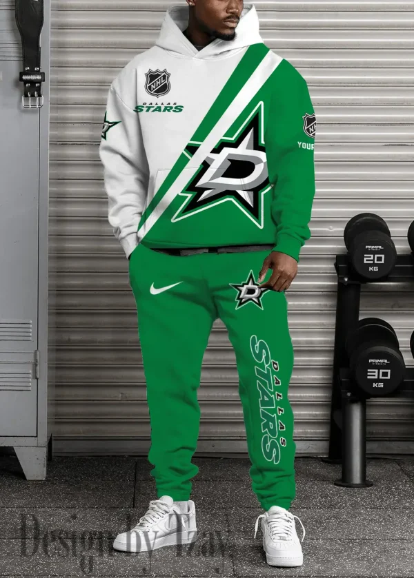 Dallas Stars NHL Combo Hoodie And Long Sweatpants AZHD947