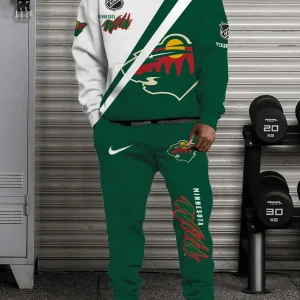 Minnesota Wild NHL Combo Hoodie And Long Sweatpants AZHD952