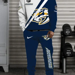 Nashville Predators NHL Combo Hoodie And Long Sweatpants AZHD954