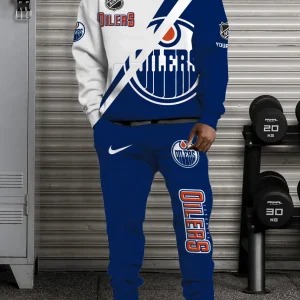 Edmonton Oilers NHL Combo Hoodie And Long Sweatpants AZHD978