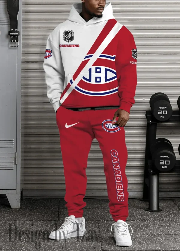 Montréal Canadiens  NHL Combo Hoodie And Long Sweatpants AZHD981