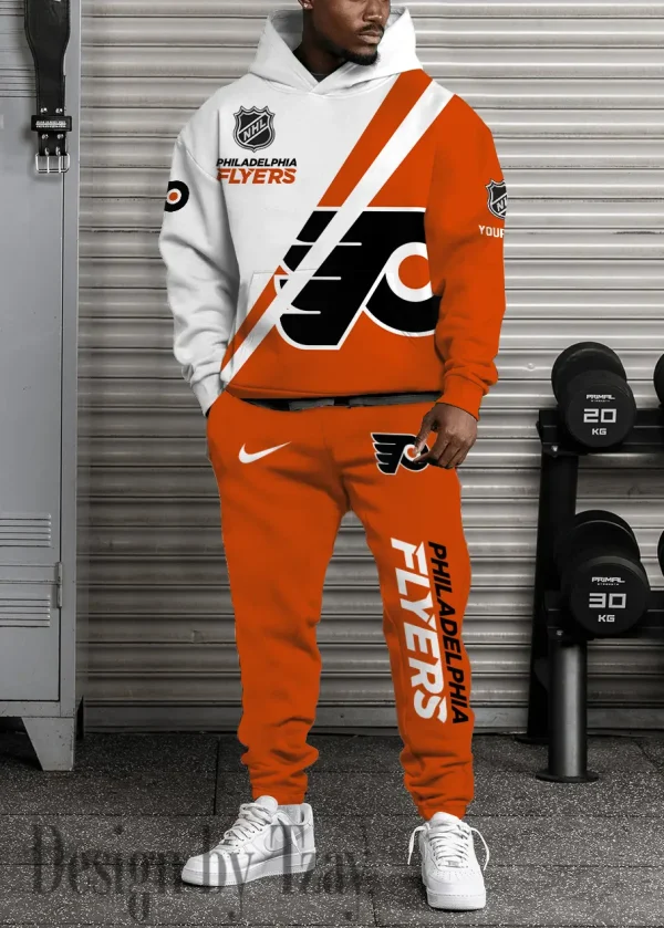 Philadelphia Flyers NHL Combo Hoodie And Long Sweatpants AZHD959