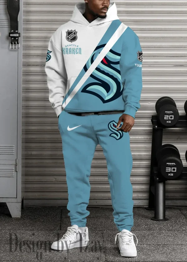 Seattle Kraken NHL Combo Hoodie And Long Sweatpants AZHD962