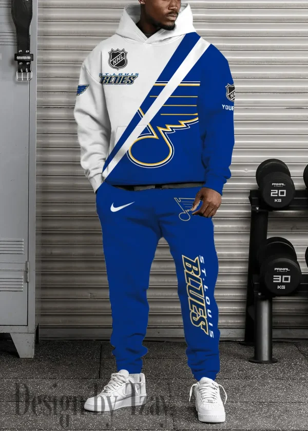 St. Louis Blues NHL Combo Hoodie And Long Sweatpants AZHD963