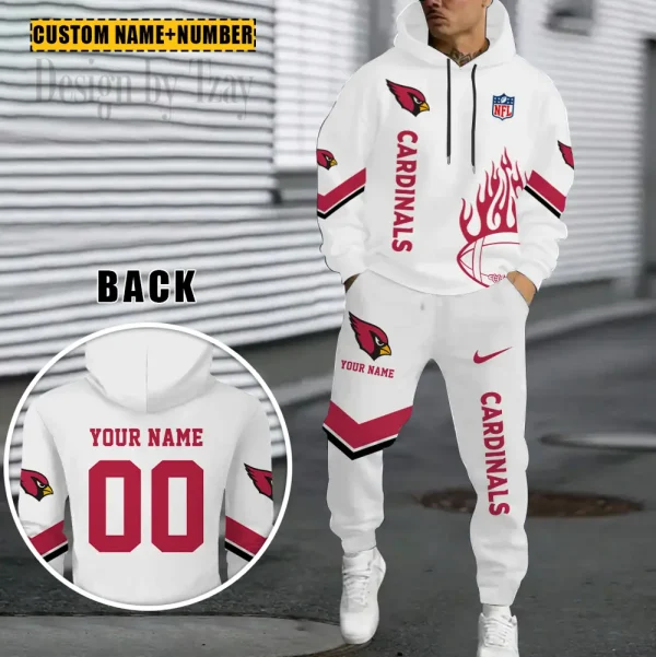 Arizona Cardinals NFL Combo Hoodie And Long Sweatpants AZHD982