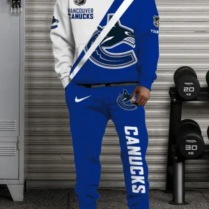 Vancouver Canucks NHL Combo Hoodie And Long Sweatpants AZHD967