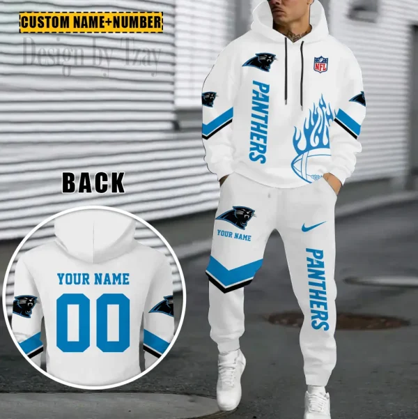 Carolina Panthers NFL Combo Hoodie And Long Sweatpants AZHD986