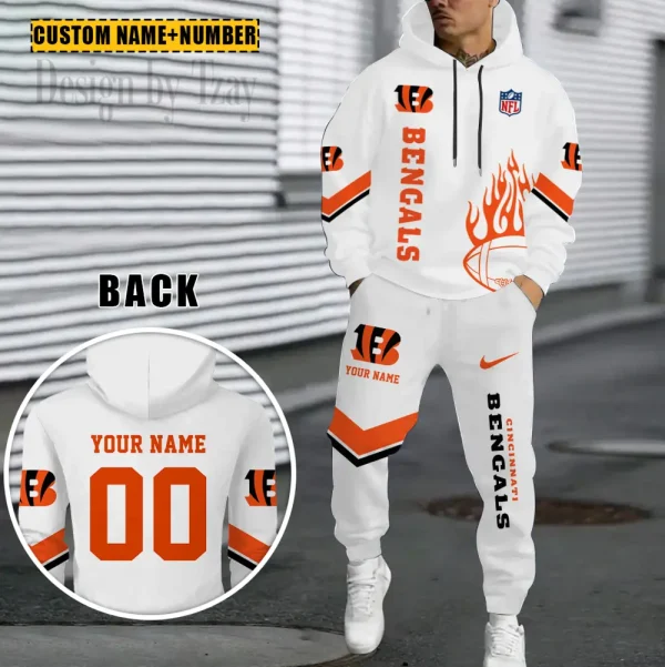 Cincinnati Bengals NFL Combo Hoodie And Long Sweatpants AZHD988