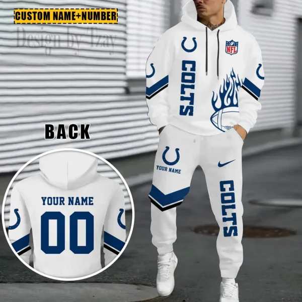 Indianapolis Colts NFL Combo Hoodie And Long Sweatpants AZHD995