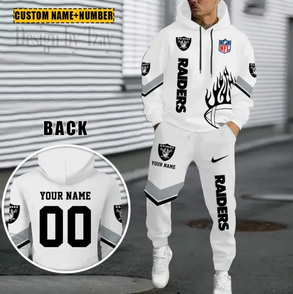 Las Vegas Raiders NFL Combo Hoodie And Long Sweatpants AZHD998