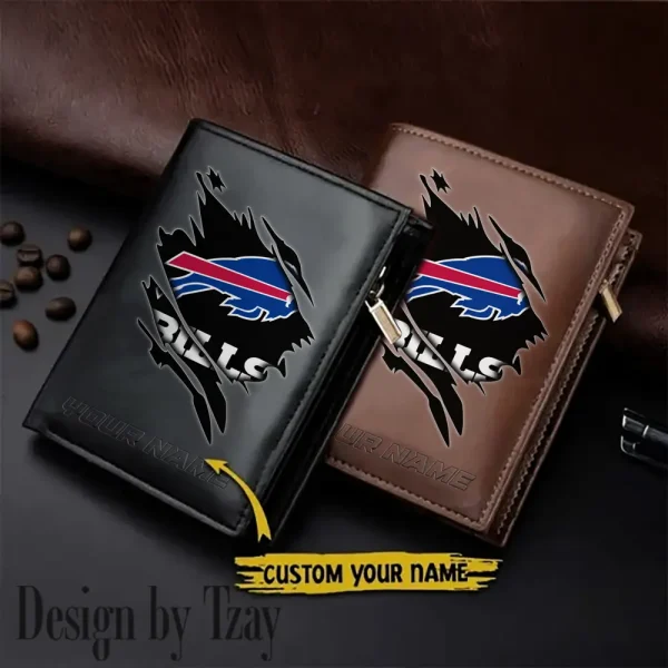 Buffalo Bills Men Wallet Pu Leather Gift Purse SPTLVW1054