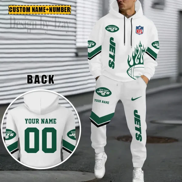 New York Jets NFL Combo Hoodie And Long Sweatpants AZHD1006