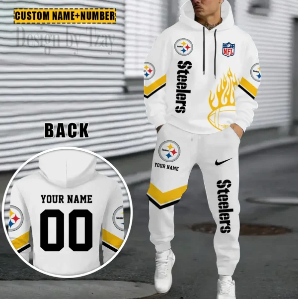 Pittsburgh Steelers NFL Combo Hoodie And Long Sweatpants AZHD1008