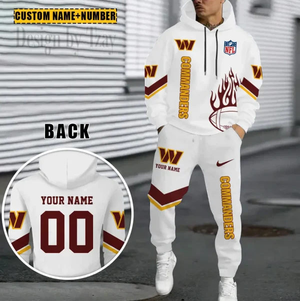 Washington Commanders NFL Combo Hoodie And Long Sweatpants AZHD1013
