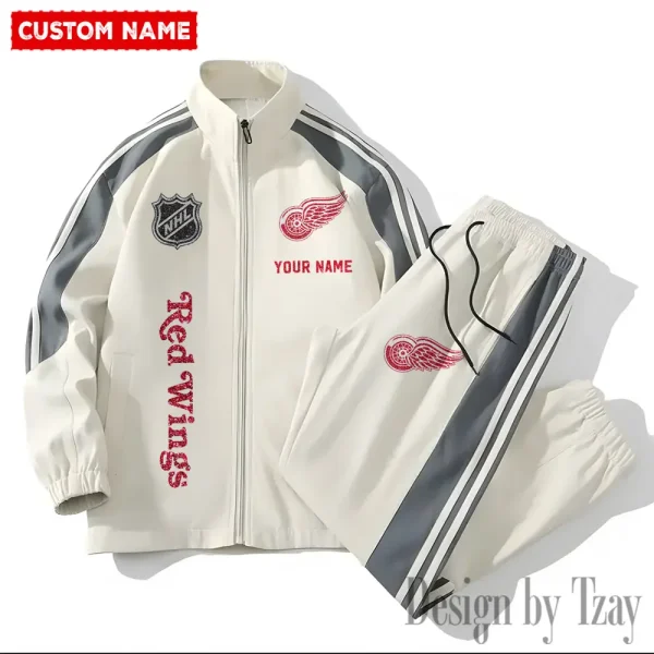 Detroit Red Wings NHL 2 Piece Casual Athletic Jogging Warm Up S9VSS2PS496 - Image 2
