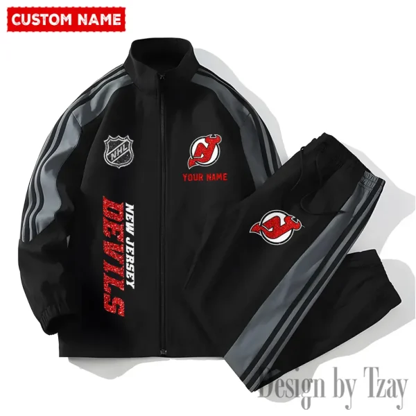 New Jersey Devils NHL 2 Piece Casual Athletic Jogging Warm Up S9VSS2PS502 - Image 2
