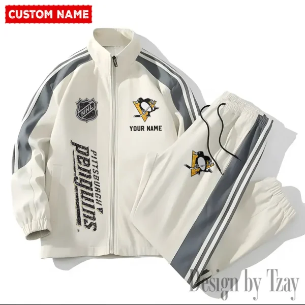 Pittsburgh Penguins NHL 2 Piece Casual Athletic Jogging Warm Up S9VSS2PS507 - Image 2