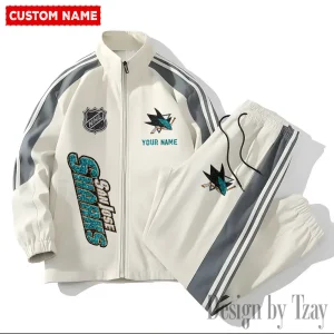 San Jose Sharks NHL 2 Piece Casual Athletic Jogging Warm Up S9VSS2PS508