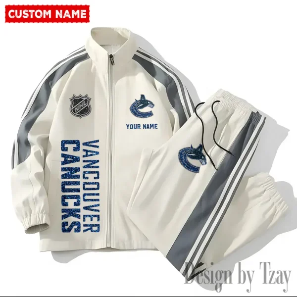 Vancouver Canucks NHL 2 Piece Casual Athletic Jogging Warm Up S9VSS2PS514
