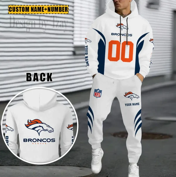 Denver Broncos Combo Hoodie And Sweatpants Gift For Fan AZHD1026
