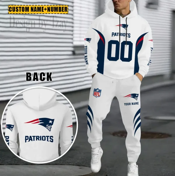 New England Patriots Combo Hoodie And Sweatpants Gift For Fan AZHD1038