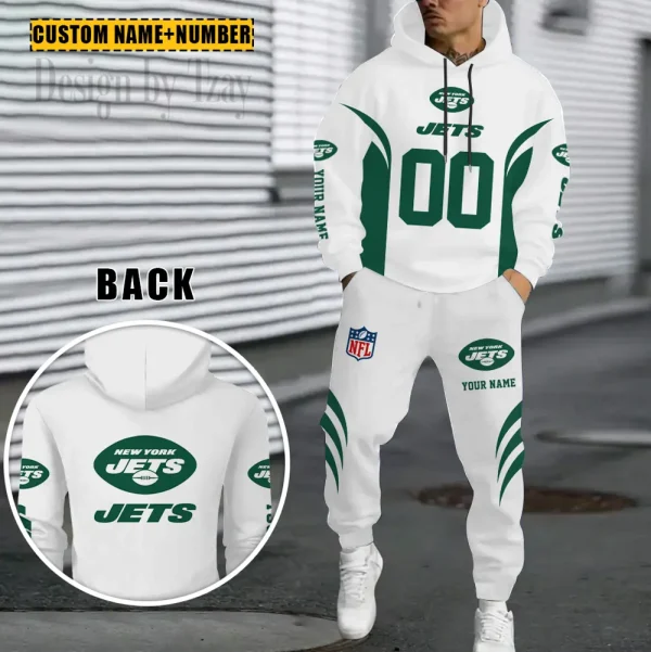 New York Jets Combo Hoodie And Sweatpants Gift For Fan AZHD1041
