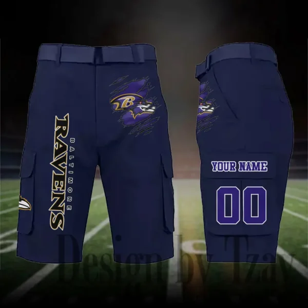 Baltimore Ravens Outdoor Sport Pants For Men (Belt Not Included) SPTOSP035 - Image 6