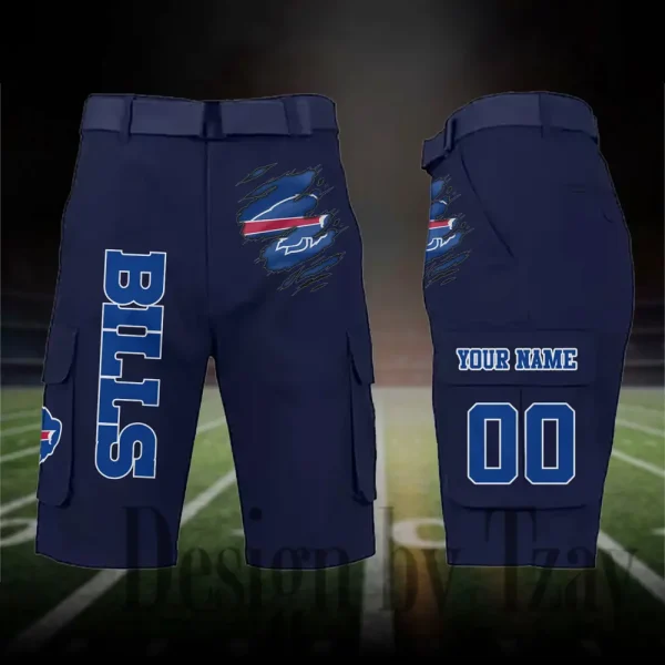 Buffalo Bills Outdoor Sport Pants For Men (Belt Not Included) SPTOSP036 - Image 6