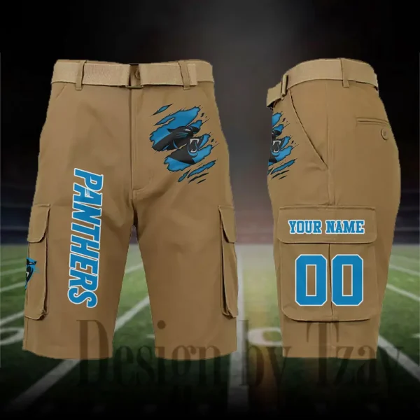 Carolina Panthers Outdoor Sport Pants For Men (Belt Not Included) SPTOSP037 - Image 3