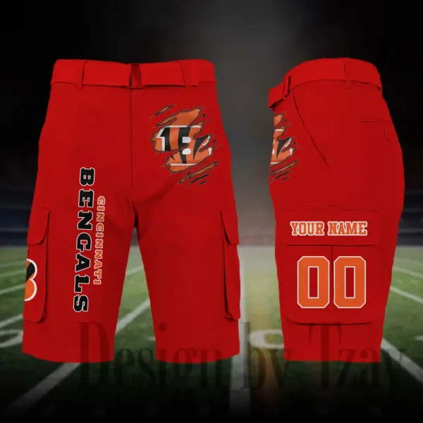 Cincinnati Bengals Outdoor Sport Pants For Men (Belt Not Included) SPTOSP039 - Image 6
