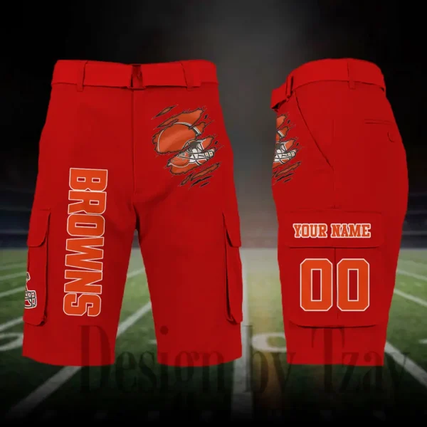 Cleveland Browns Outdoor Sport Pants For Men (Belt Not Included) SPTOSP040 - Image 2