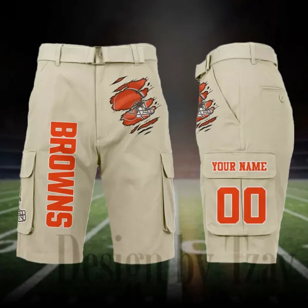 Cleveland Browns Outdoor Sport Pants For Men (Belt Not Included) SPTOSP040 - Image 6