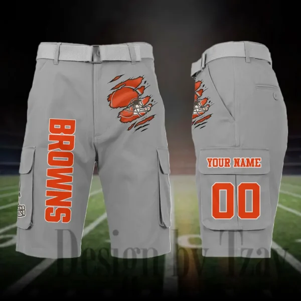 Cleveland Browns Outdoor Sport Pants For Men (Belt Not Included) SPTOSP040 - Image 7