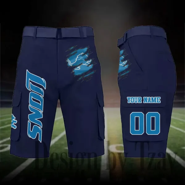 Detroit Lions Outdoor Sport Pants For Men (Belt Not Included) SPTOSP043