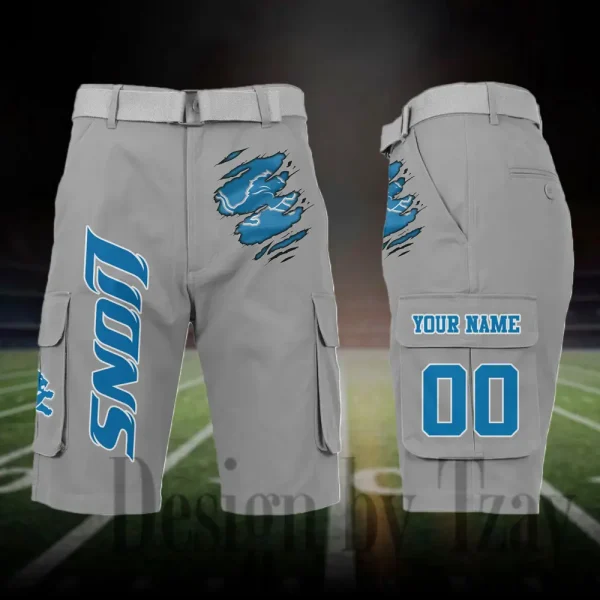 Detroit Lions Outdoor Sport Pants For Men (Belt Not Included) SPTOSP043 - Image 3