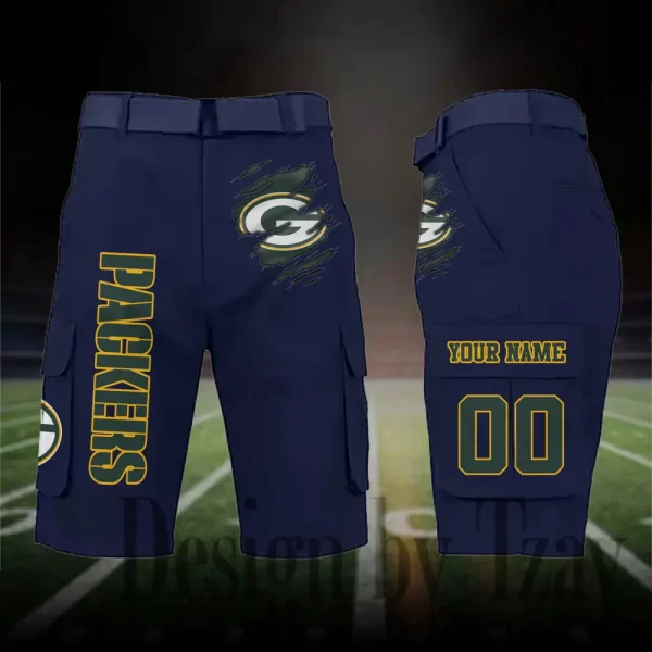 Green Bay Packers Outdoor Sport Pants For Men (Belt Not Included) SPTOSP044 - Image 3