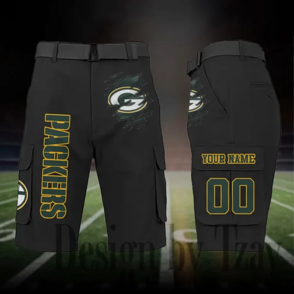 Green Bay Packers Outdoor Sport Pants For Men (Belt Not Included) SPTOSP044 - Image 4